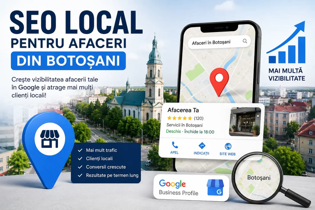 SEO Local pentru afaceri din Botoșani