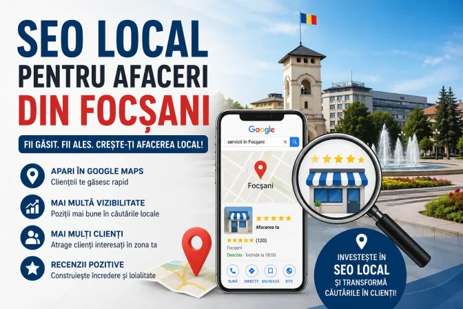 SEO Local pentru afaceri din Focșani – Ghid complet pentru creșterea vizibilității și atragerea clienților locali