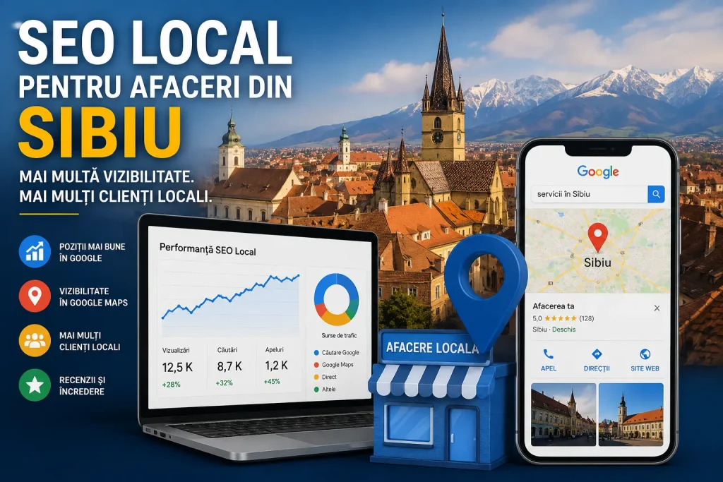 SEO Local pentru afaceri din Sibiu