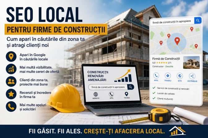 SEO Local pentru firme de construcții: cum apari în căutările din zona ta