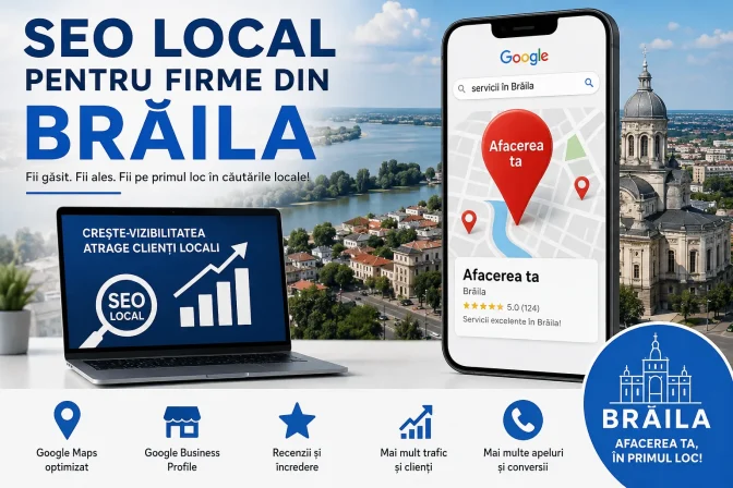 SEO Local pentru firme din Brăila – Ghid complet pentru creșterea vizibilității în Google