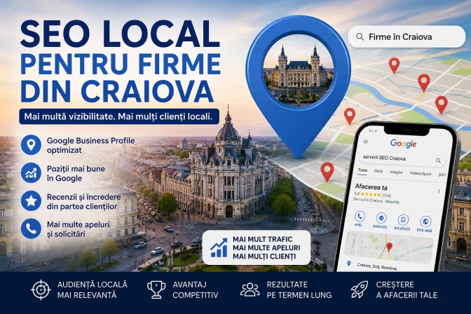 SEO Local pentru firme din Craiova – Ghid complet pentru creșterea vizibilității în Google