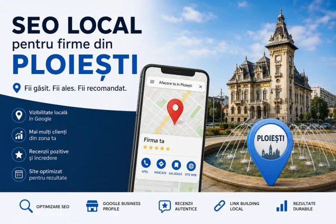 SEO Local pentru firme din Ploiești – Ghid complet pentru promovare locală și poziții mai bune în Google