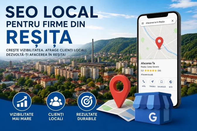 SEO Local pentru firme din Reșița – Ghid complet pentru creșterea vizibilității în Google