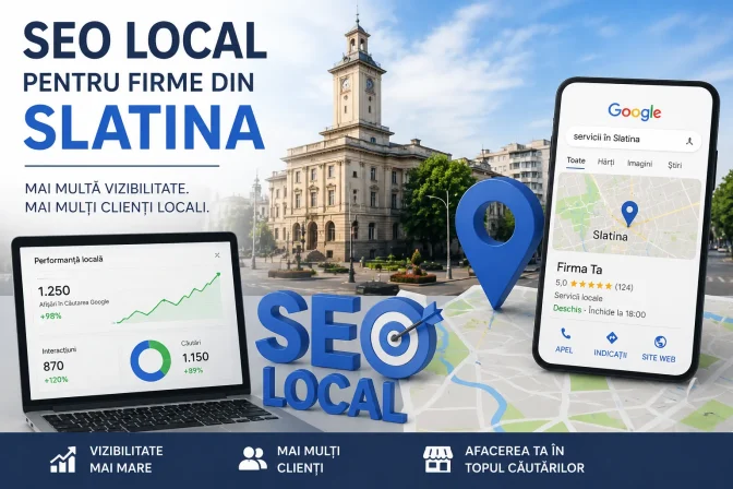 SEO Local pentru firme din Slatina – Ghid complet pentru creșterea vizibilității în Google și atragerea clienților