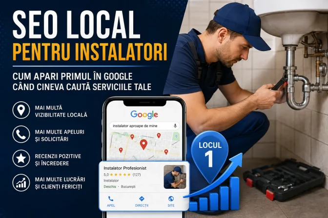 SEO Local pentru instalatori: cum apari primul în Google când cineva caută serviciile tale