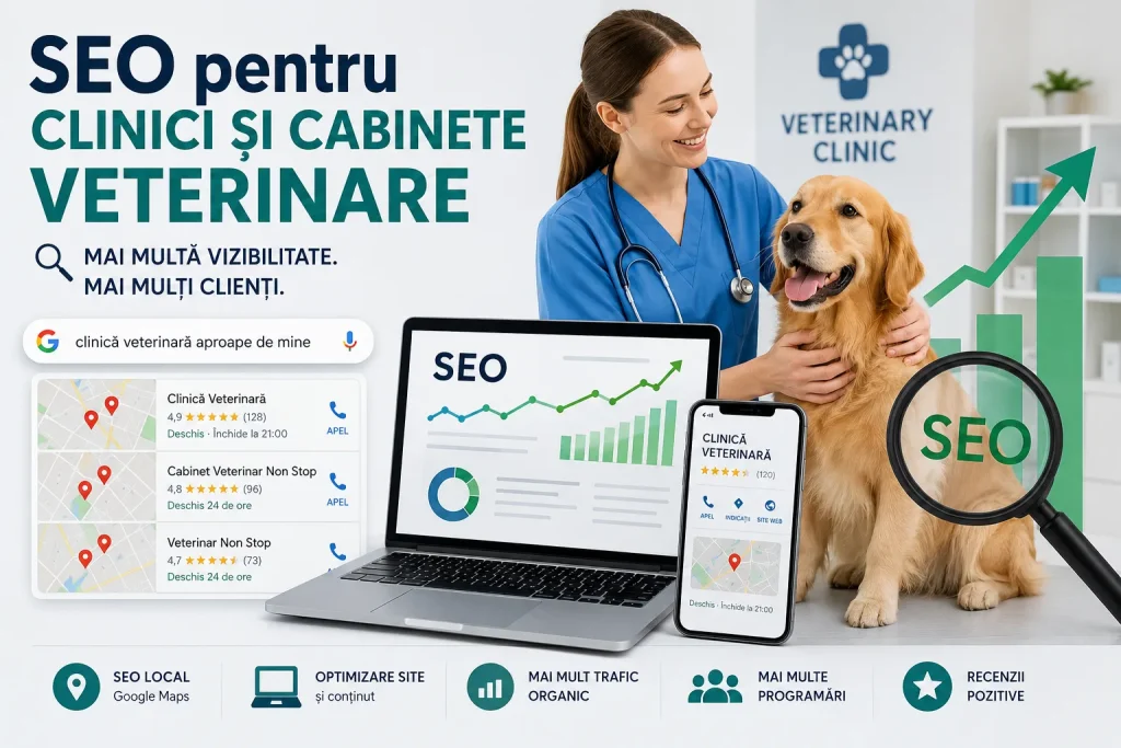 SEO pentru Clinici Veterinare