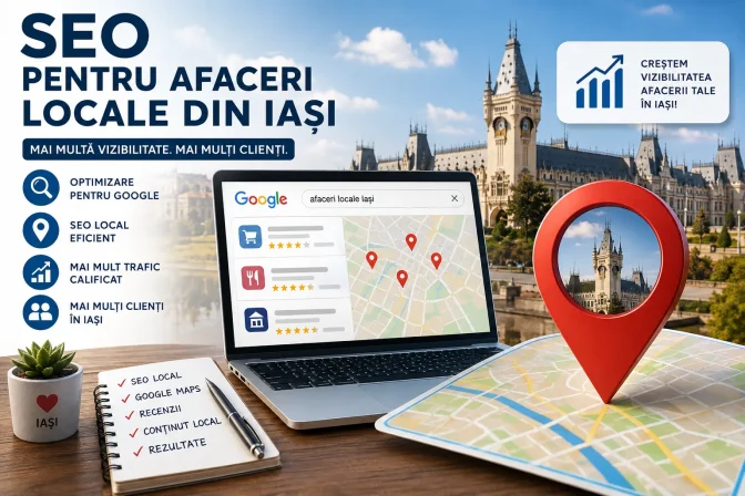 SEO pentru afaceri locale din Iași: ghid complet pentru creșterea vizibilității și atragerea clienților
