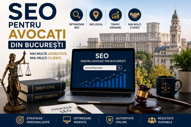 SEO pentru avocați din București – Ghid complet pentru atragerea clienților și creșterea vizibilității online