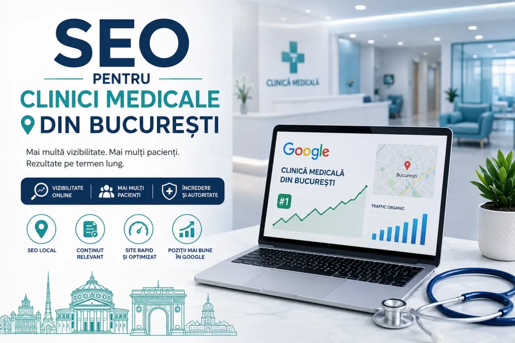 SEO pentru clinici medicale din București