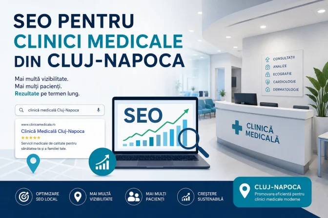 SEO pentru clinici medicale din Cluj-Napoca: ghid complet pentru creșterea vizibilității și atragerea pacienților