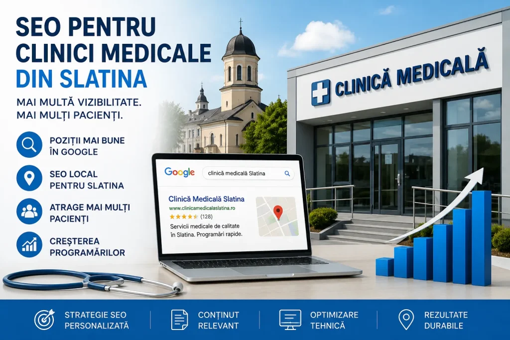 SEO pentru clinici medicale din Slatina