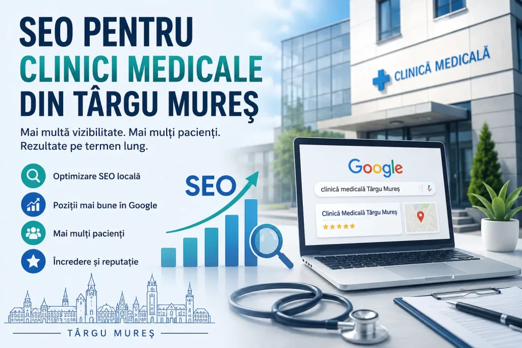 SEO pentru clinici medicale din Târgu Mureș