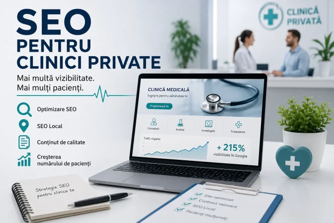SEO pentru clinici private: ghid complet pentru creșterea vizibilității și atragerea pacienților