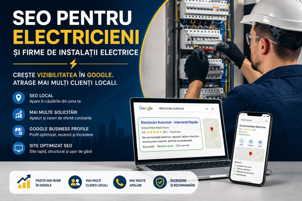 SEO pentru electricieni
