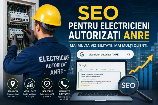 SEO pentru electricieni autorizați ANRE – Cum ajungi mai vizibil în Google și atragi clienți