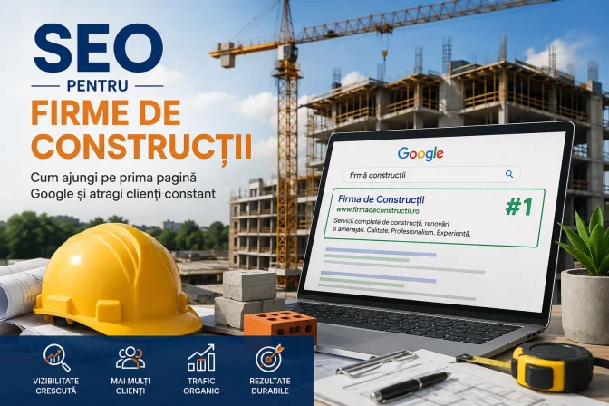 SEO pentru firme de construcții: Cum ajungi pe prima pagină Google și atragi clienți constant