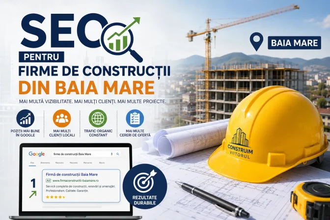 SEO pentru firme de construcții din Baia Mare – Ghid complet pentru creșterea vizibilității și atragerea clienților