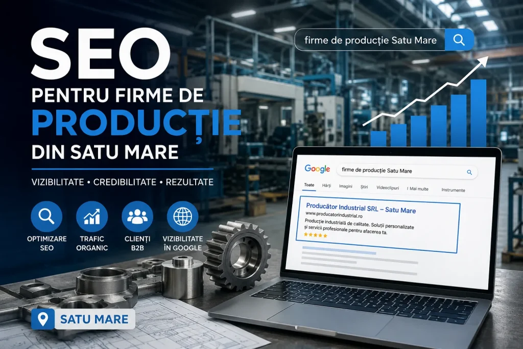 SEO pentru firme de producție din Satu Mare