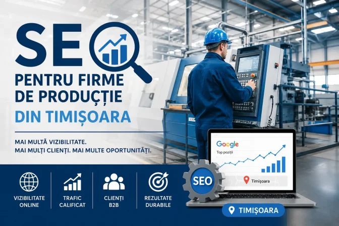 SEO pentru firme de producție din Timișoara