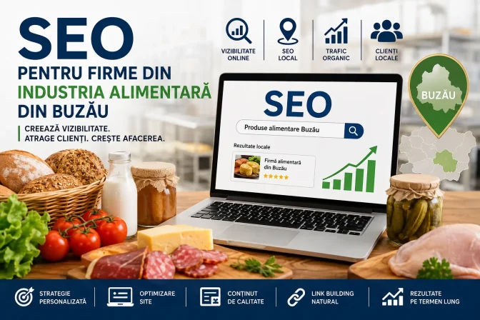 SEO pentru firme din industria alimentară din Buzău: ghid complet pentru creșterea vizibilității și atragerea clienților locali