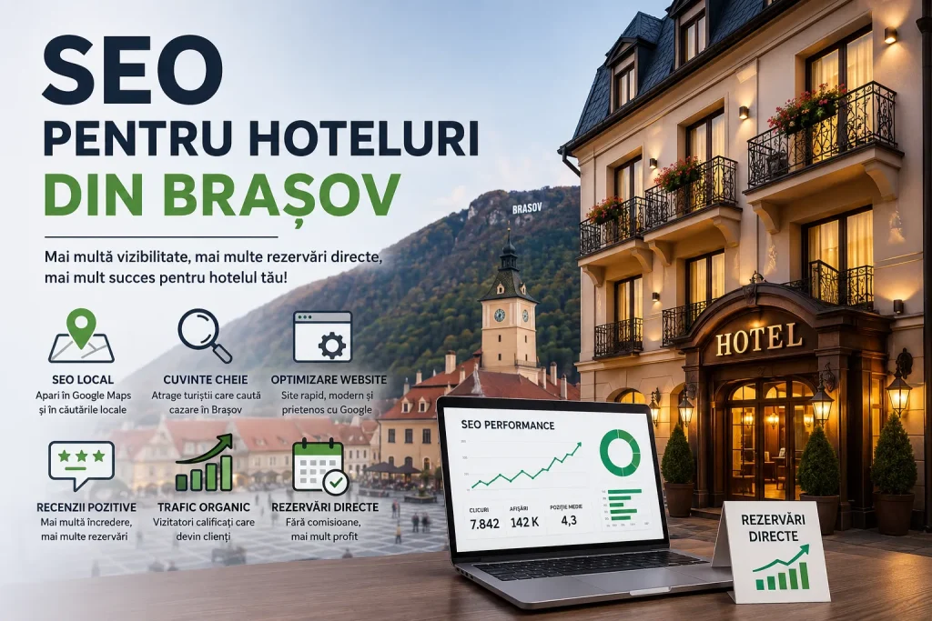 SEO pentru hoteluri din Brașov