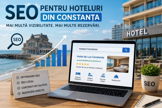 SEO pentru hoteluri din Constanța – Ghid complet pentru creșterea rezervărilor și a vizibilității online