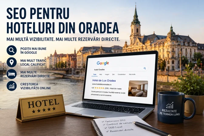 SEO pentru hoteluri din Oradea: ghid complet pentru creșterea rezervărilor și vizibilității în Google