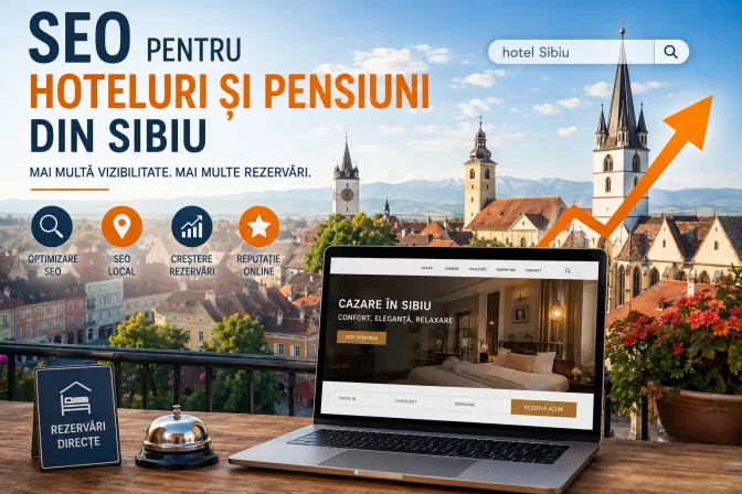 SEO pentru hoteluri și pensiuni din Sibiu – Ghid complet pentru creșterea rezervărilor și a vizibilității online