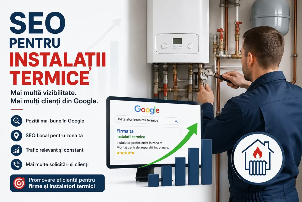 SEO pentru instalații termice