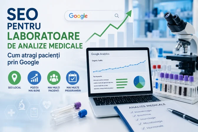 SEO pentru laboratoare de analize medicale – Cum atragi pacienți prin Google și îți crești vizibilitatea online