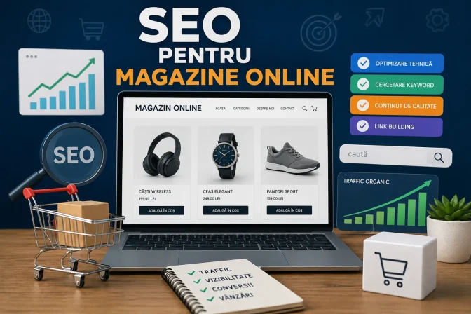 SEO pentru magazine online – ghid complet pentru trafic și vânzări