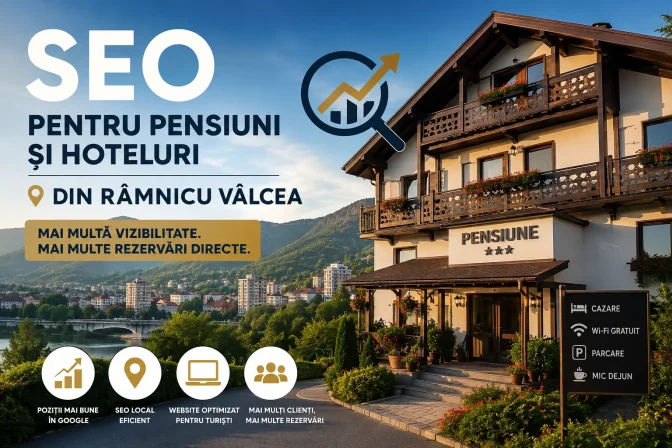 SEO pentru pensiuni și hoteluri din Râmnicu Vâlcea: Ghid complet pentru creșterea rezervărilor și vizibilității online