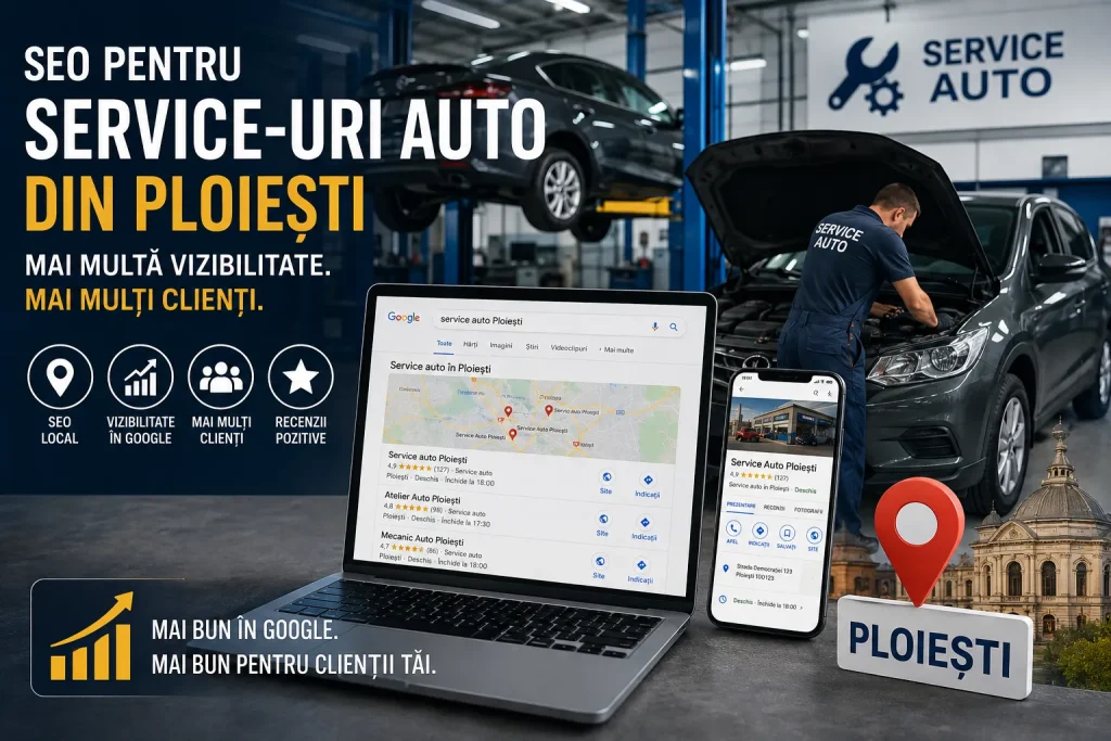 SEO pentru service uri auto din Ploiești