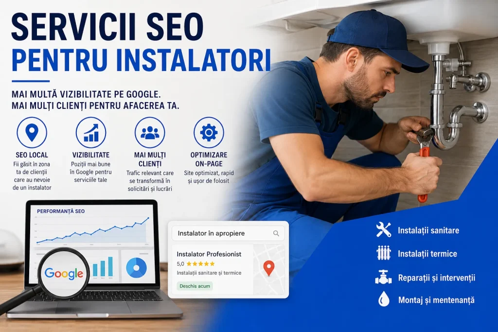 Servicii SEO pentru instalatori