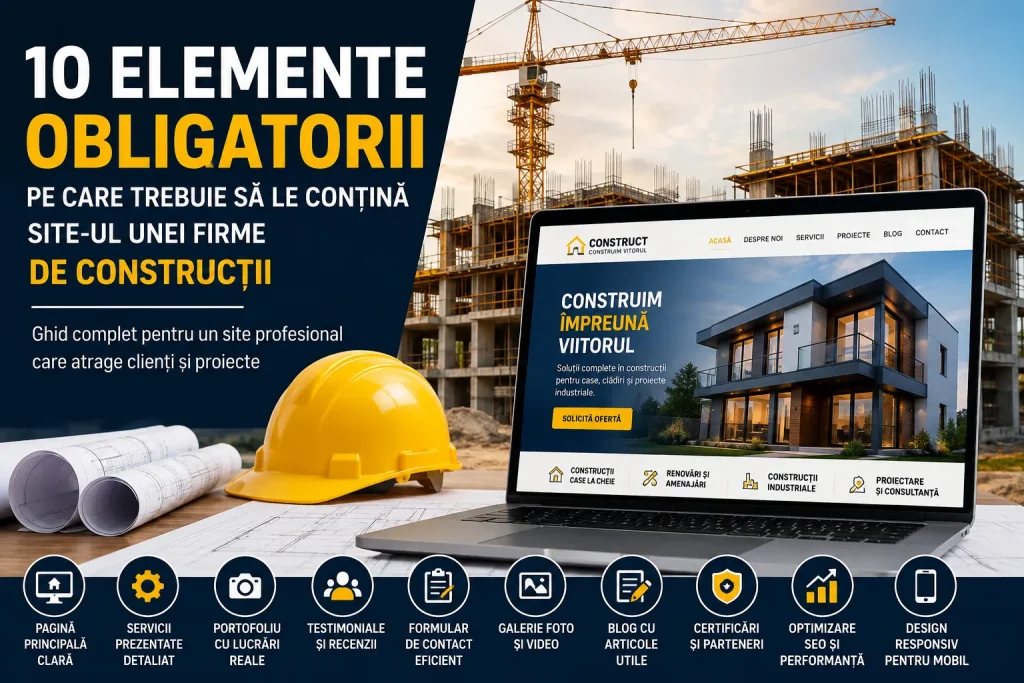 Site firmă de construcții