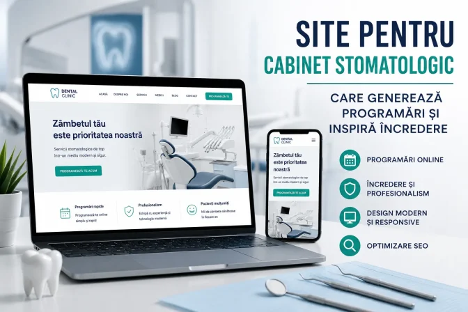 Site pentru cabinet stomatologic – cum construiești o platformă care generează programări și inspiră încredere