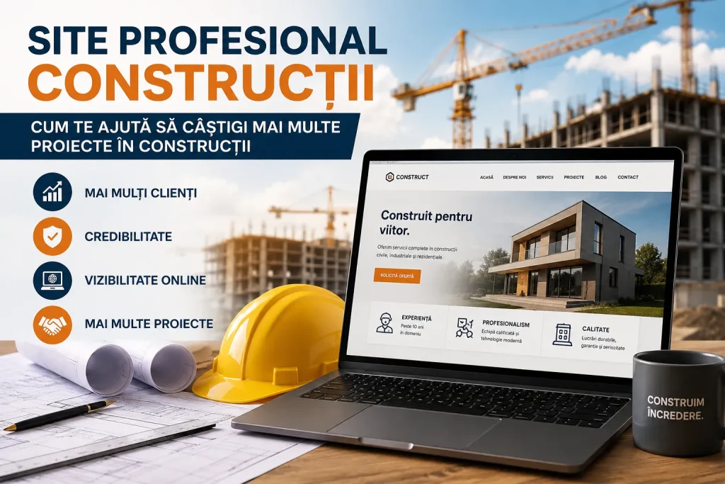 Site profesional construcții