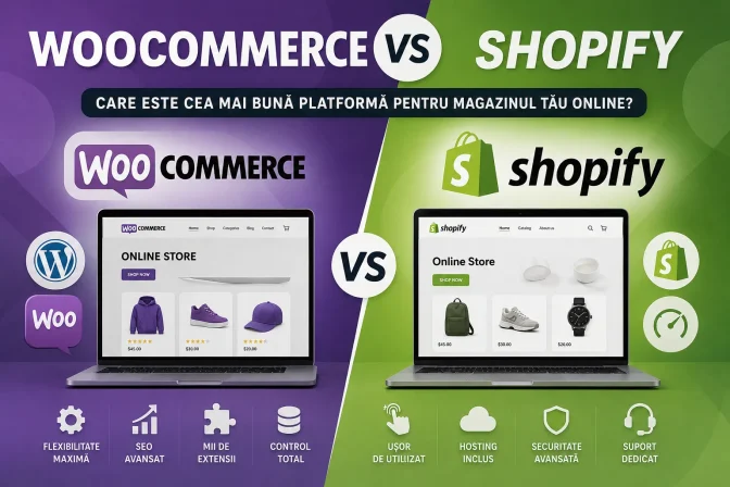 WooCommerce vs Shopify: comparația completă pentru alegerea celei mai bune platforme eCommerce