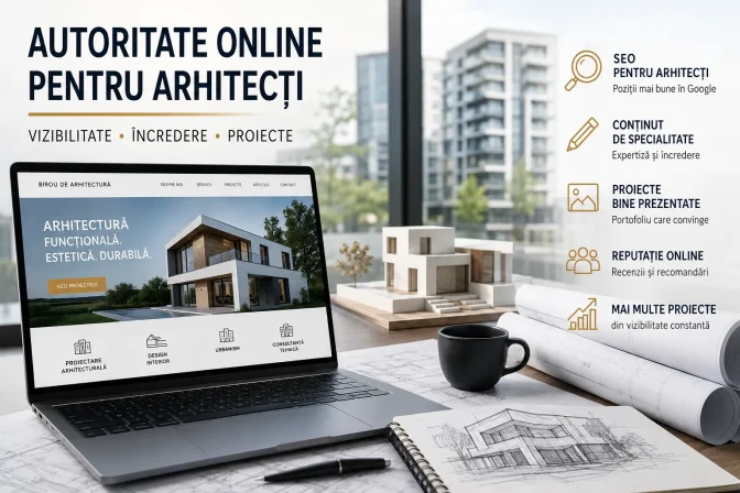 Autoritatea online a unui birou de arhitectură: cum o construiești prin SEO
