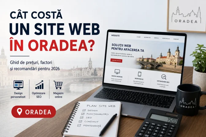 Cât costă un site web în Oradea? Ghid complet de prețuri, factori și recomandări