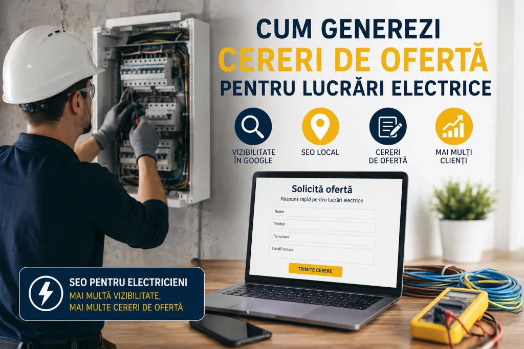 cum generezi cereri de ofertă pentru lucrări electrice