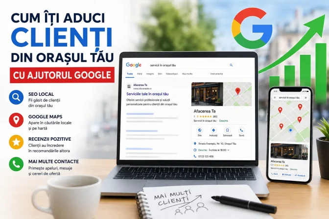Cum îți aduci clienți din orașul tău cu ajutorul Google – ghid complet de SEO local