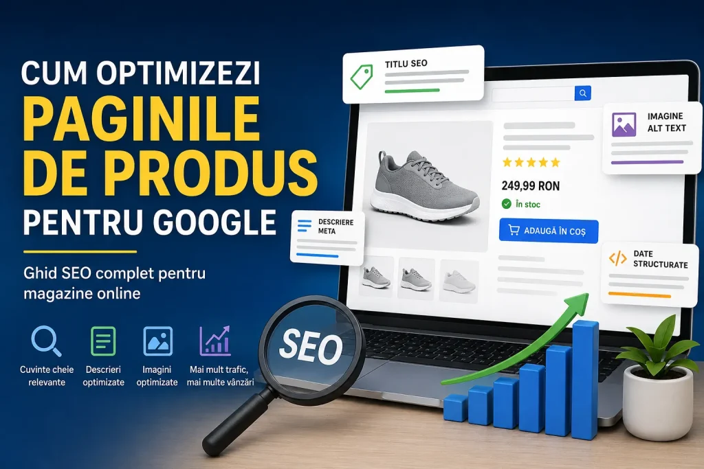 cum optimizezi paginile de produs pentru Google