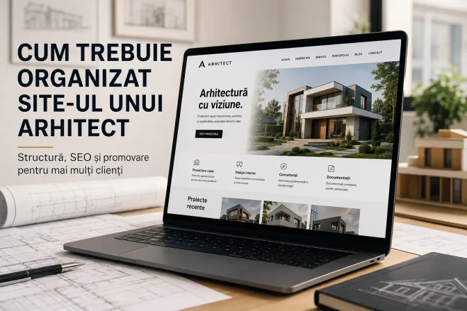 Cum trebuie organizat site-ul unui arhitect – structură SEO și promovare