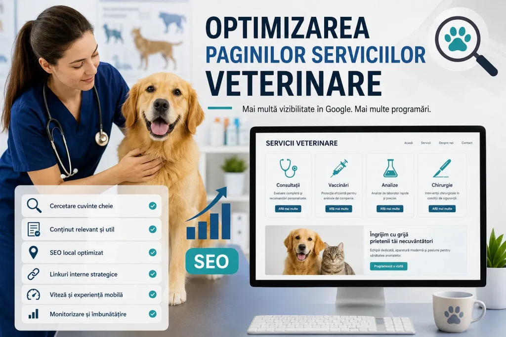 optimizarea paginilor serviciilor veterinare