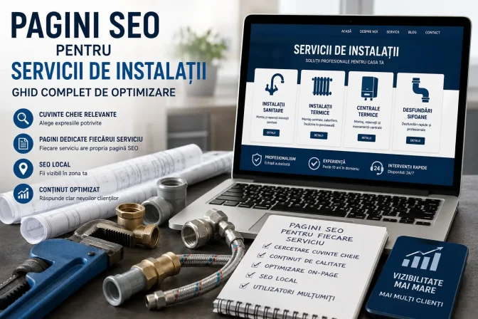 Pagini SEO pentru servicii de instalații – Ghid complet de optimizare