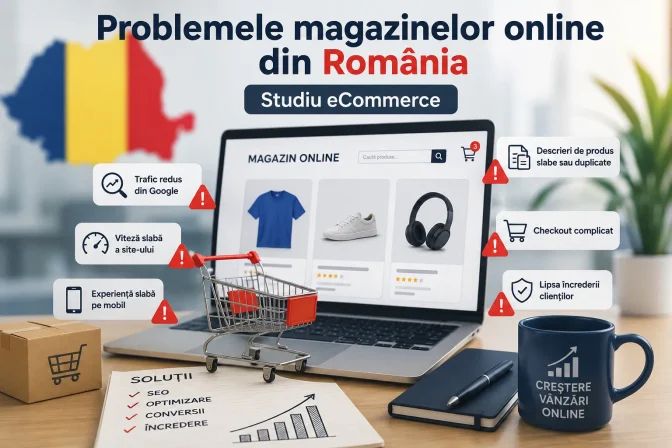 Problemele magazinelor online din România: Studiu eCommerce și soluții SEO