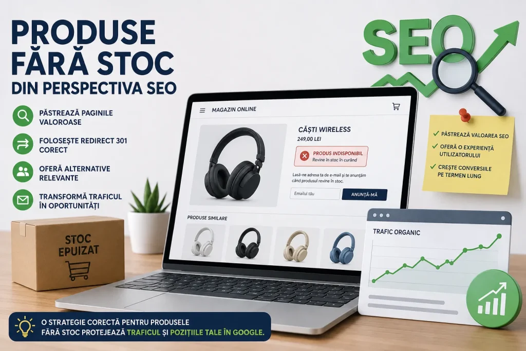 produse fără stoc SEO