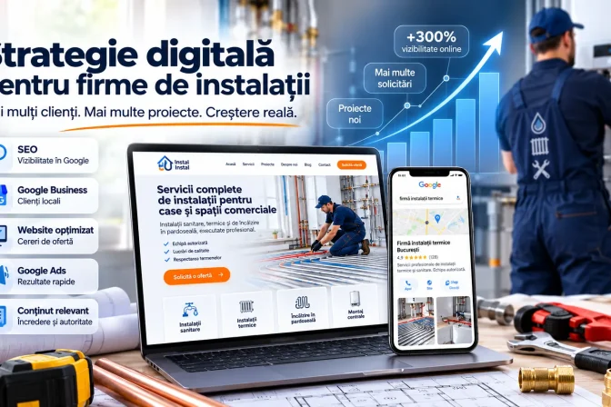 Strategie digitală pentru firme de instalații – SEO și promovare online